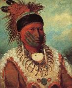 George Catlin Cloudy oil